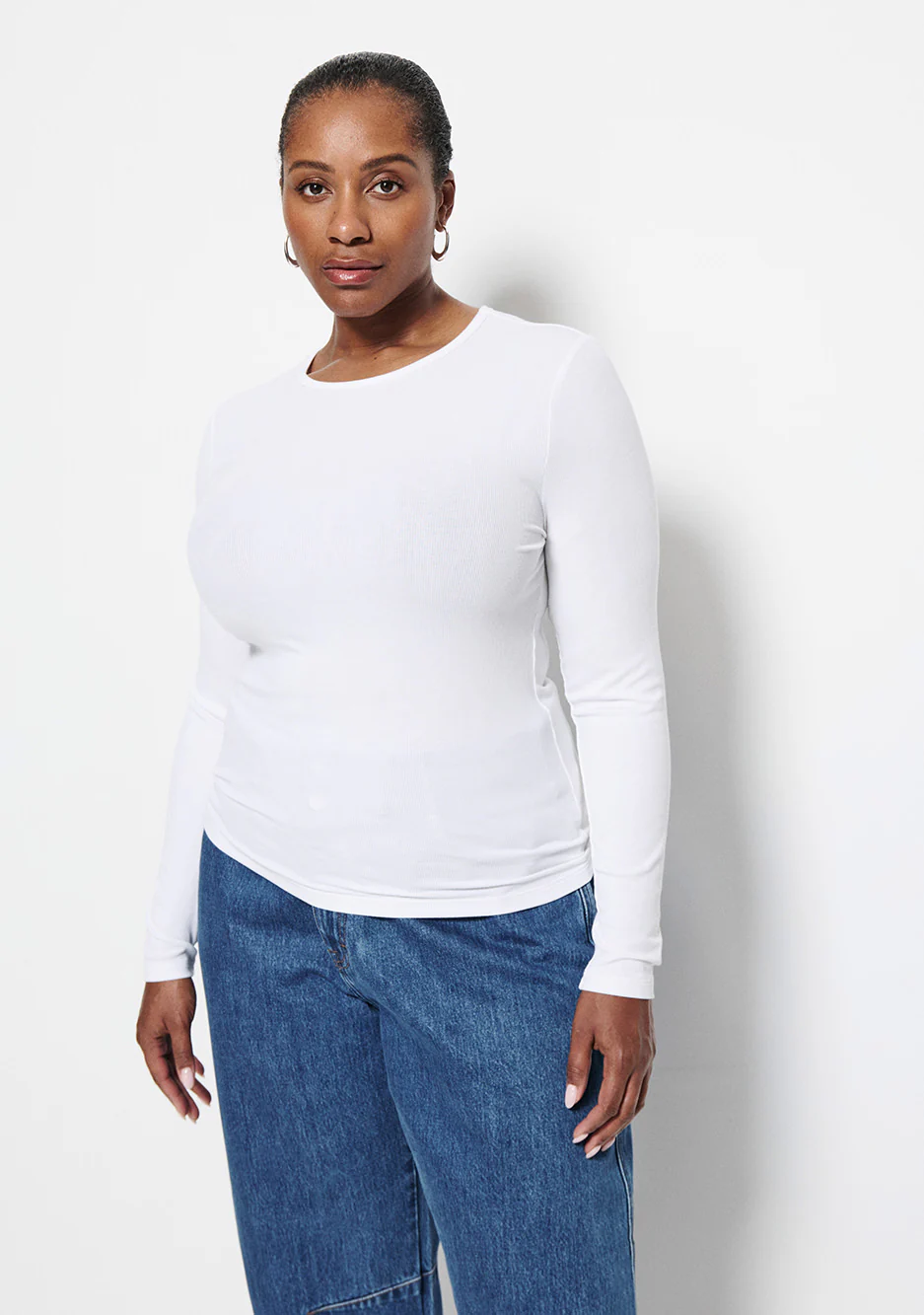 Long Sleeve Rib Tee - Image 14