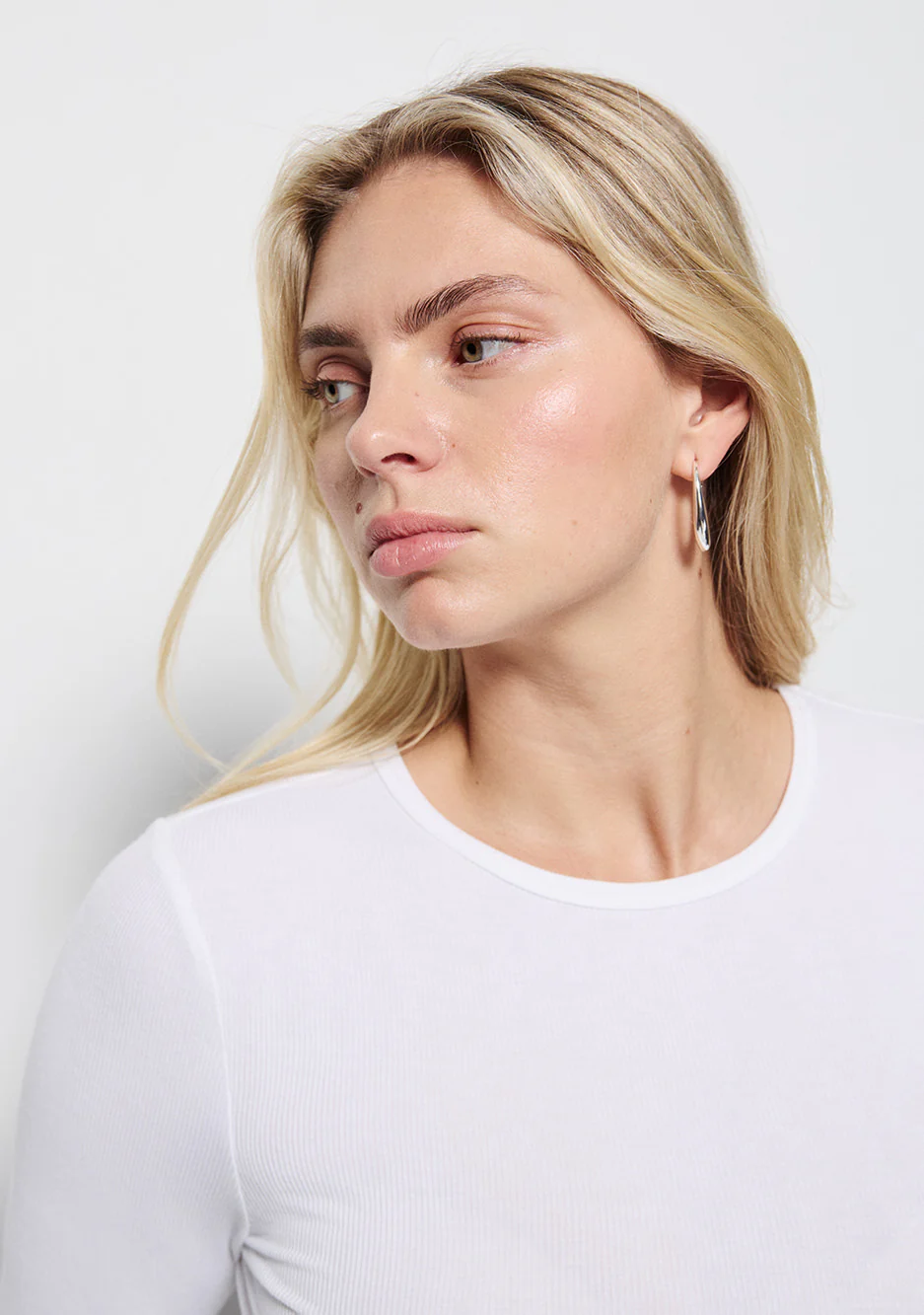 Long Sleeve Rib Tee - Image 2