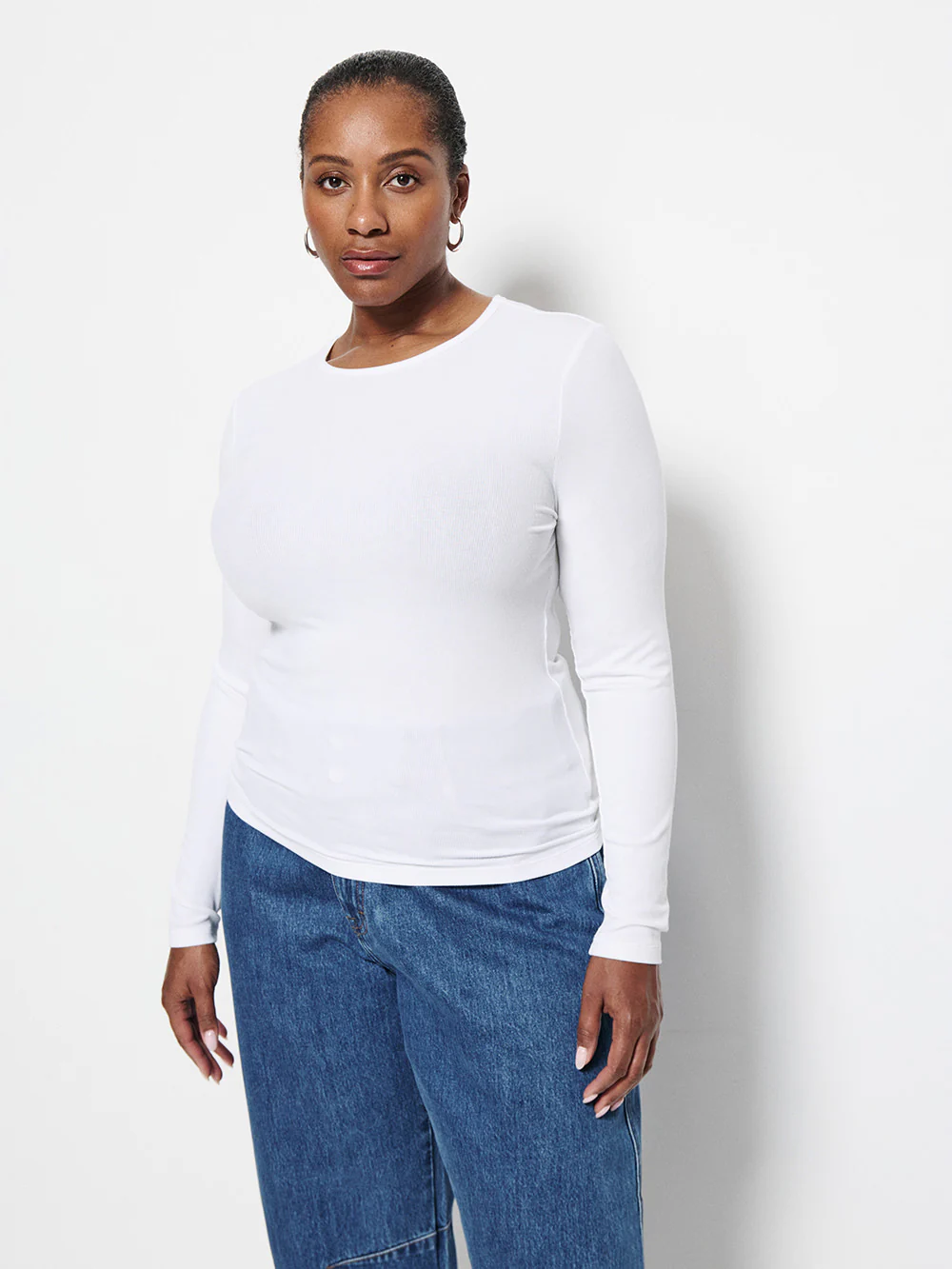 Long Sleeve Rib Tee - Image 8