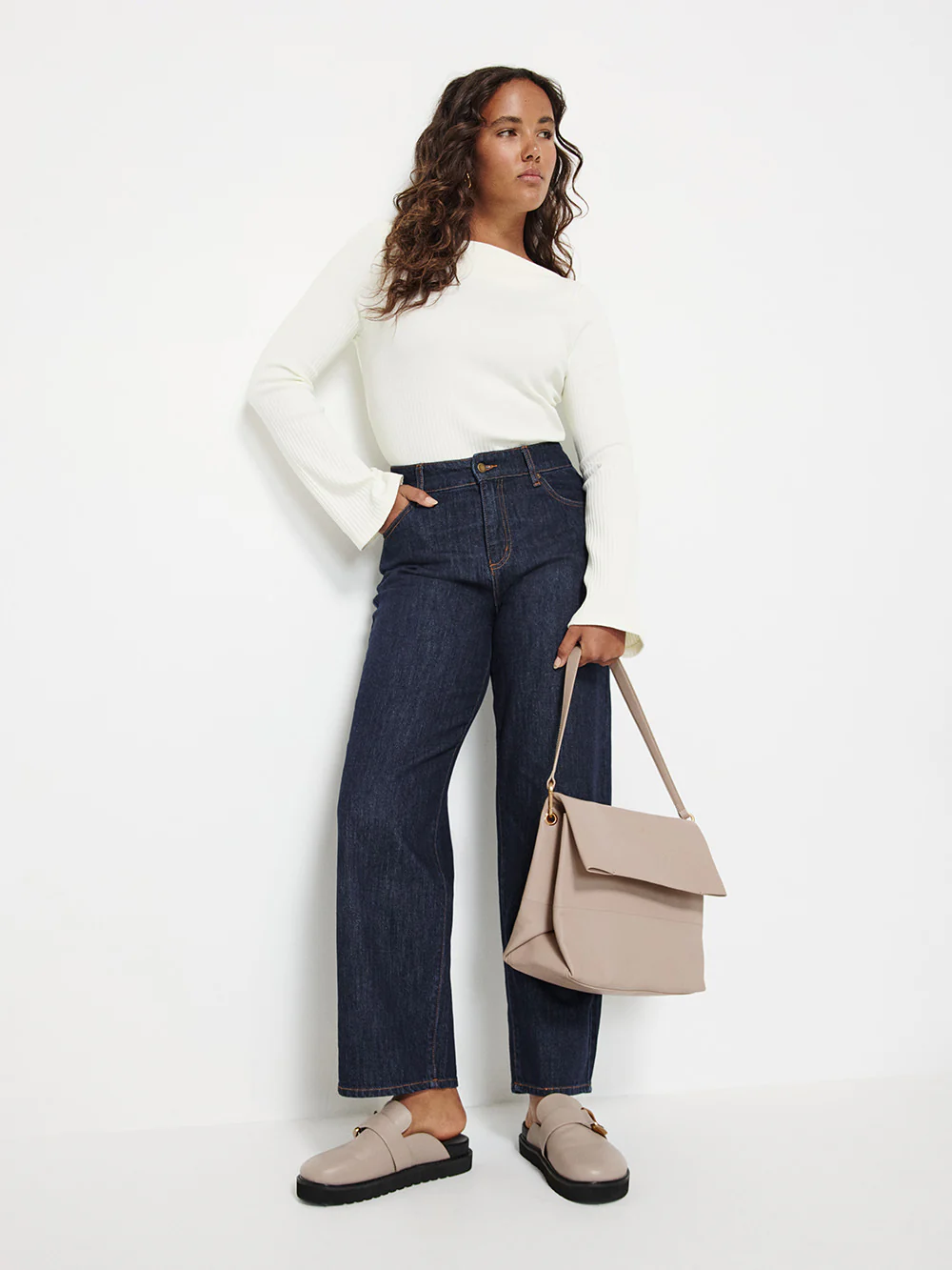 Long Sleeve Rib Top - Image 4
