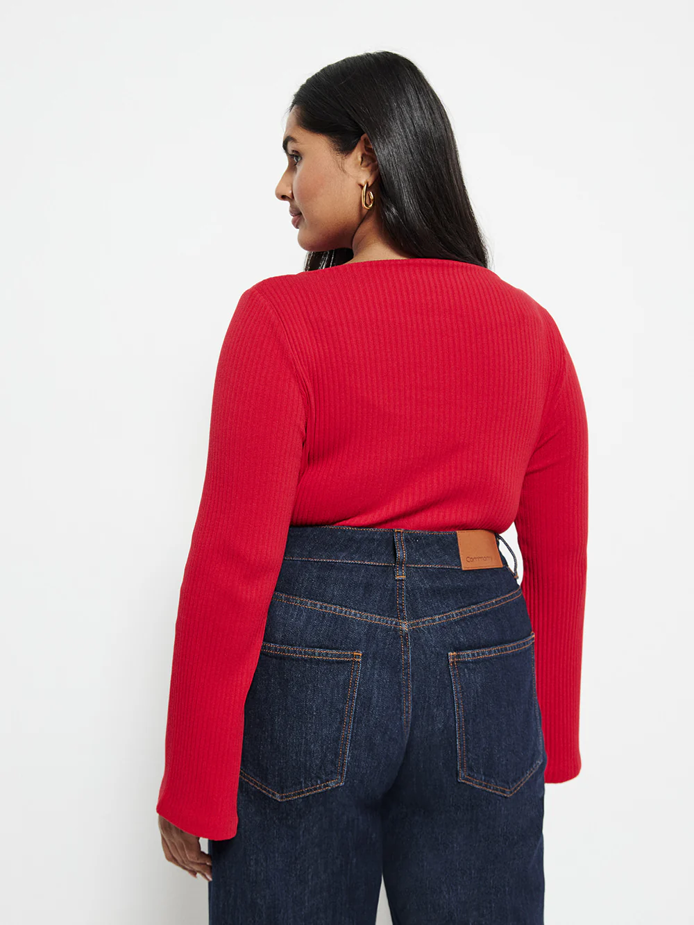 Long Sleeve Rib Top - Image 7