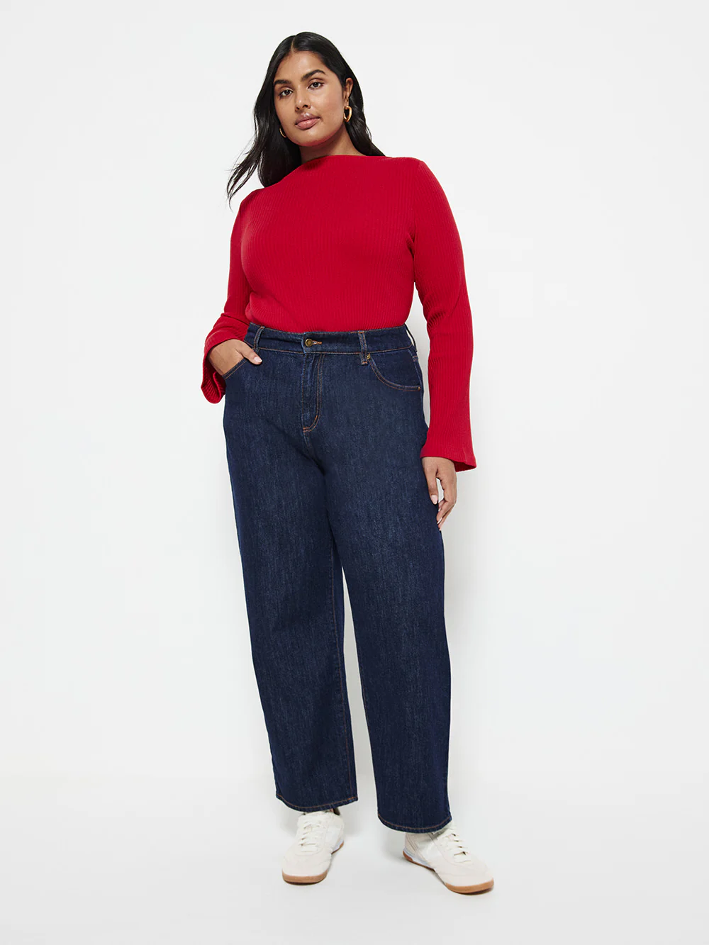 Long Sleeve Rib Top - Image 8