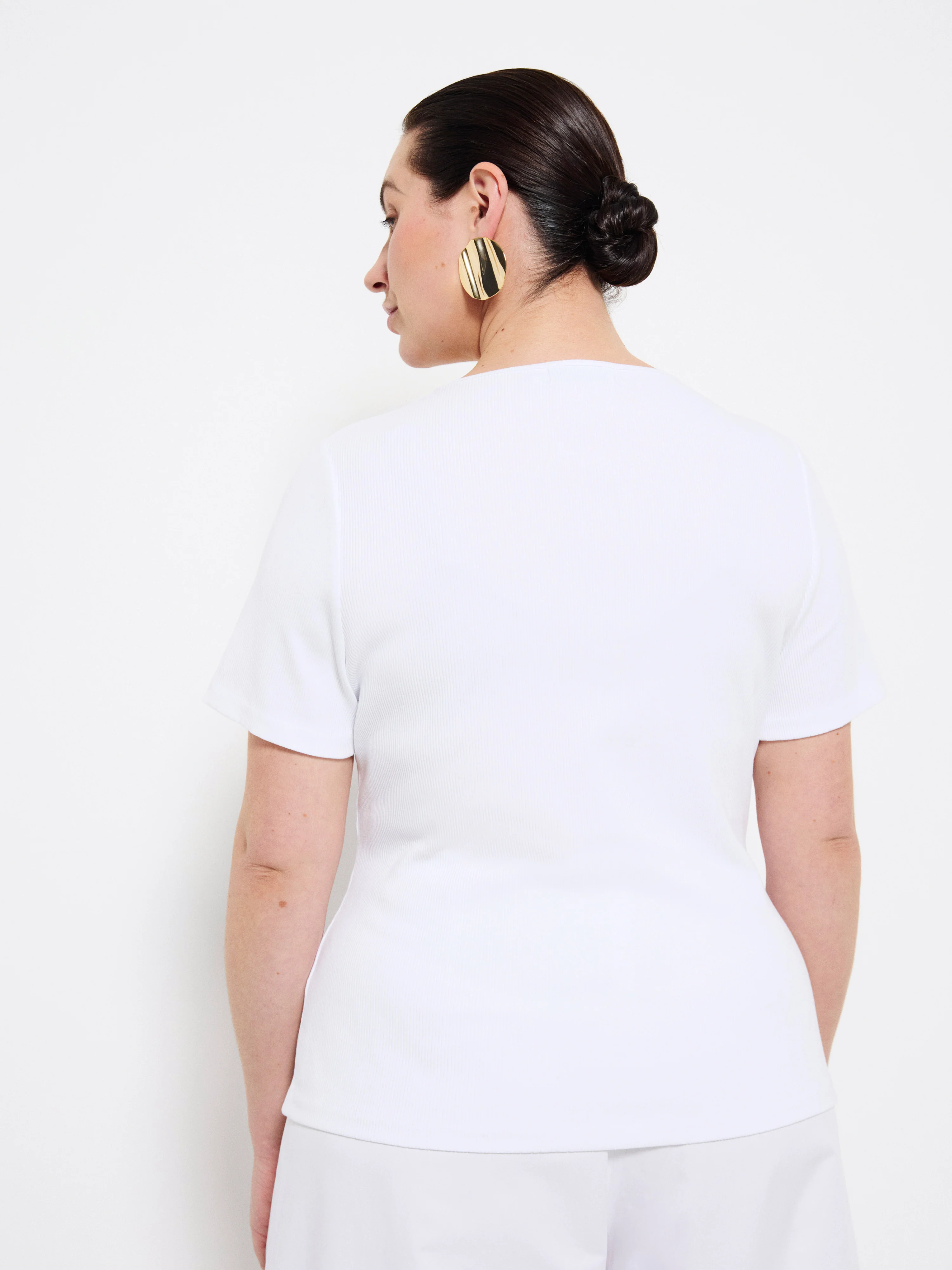 Lucy Rib Tee - Image 7