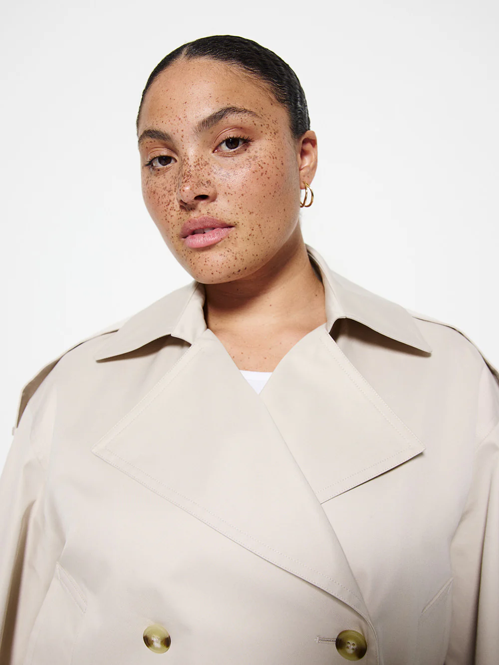 Melissa Cropped Trench - Image 7