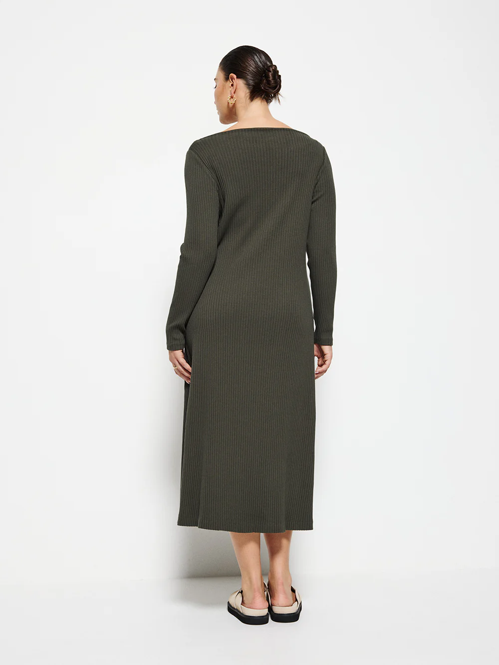 Olivia Rib Dress - Image 2