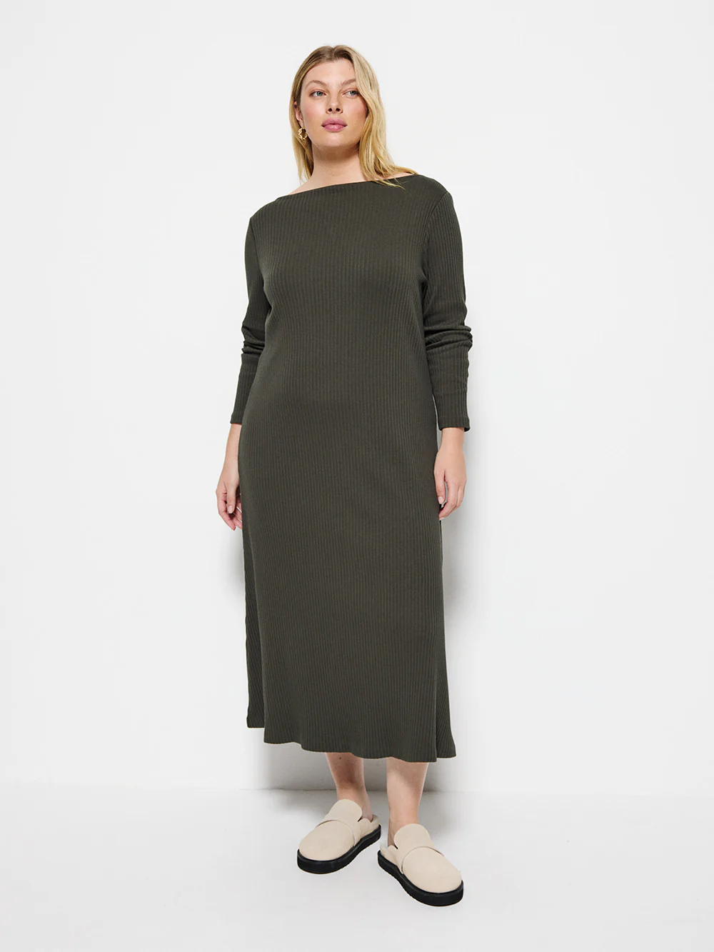 Olivia Rib Dress - Image 5