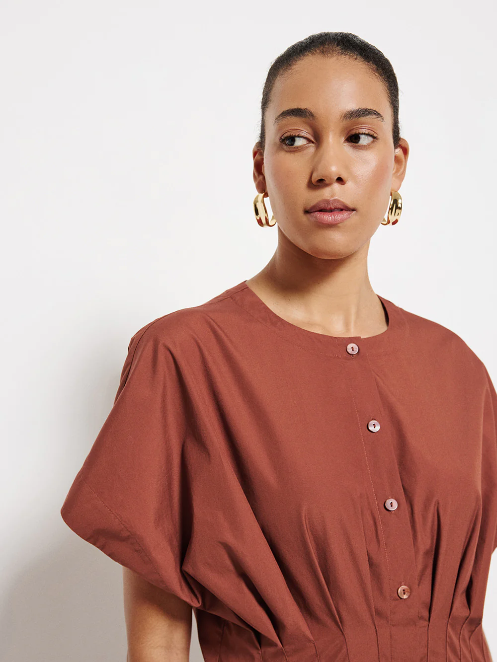 Pleat Waist Dress - Image 2