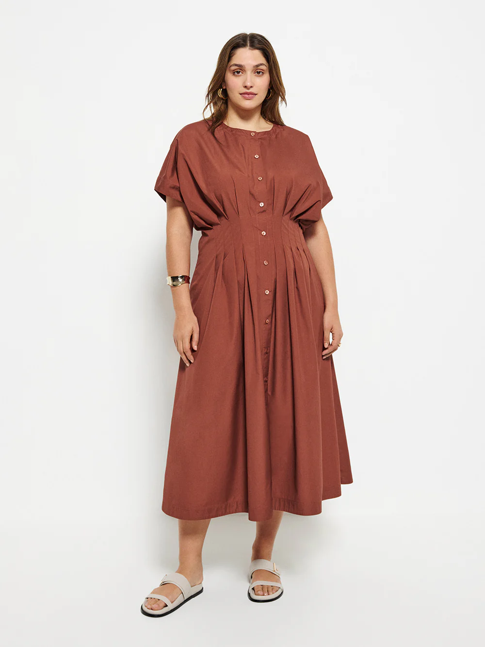 Pleat Waist Dress - Image 5