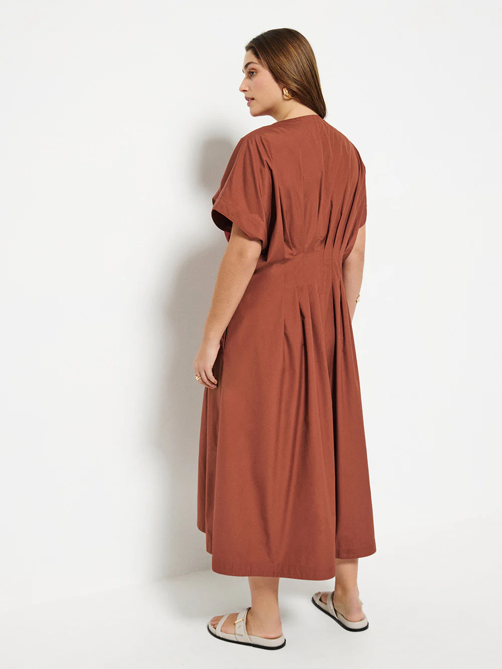 Pleat Waist Dress - Image 7