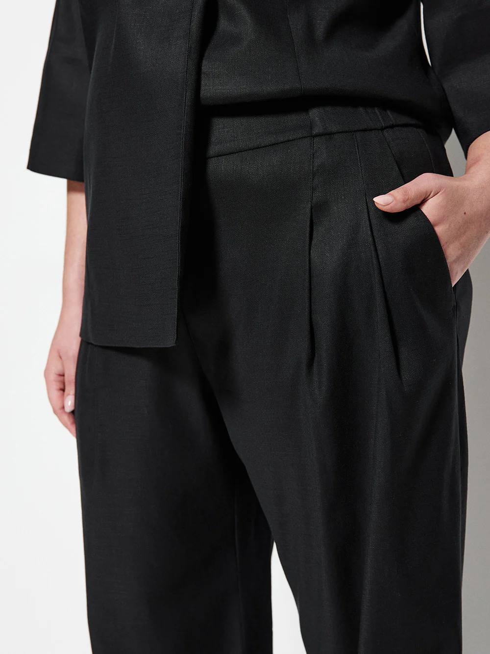 Pull On Pleat Front Pant - Image 8