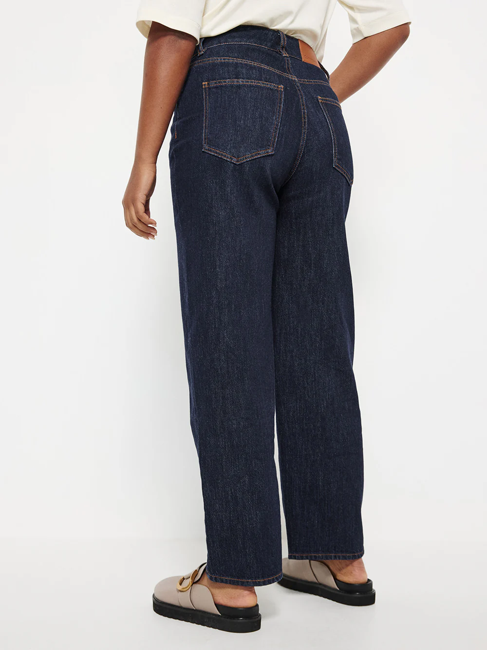 Raw Denim Barrel Leg Jean - Image 4