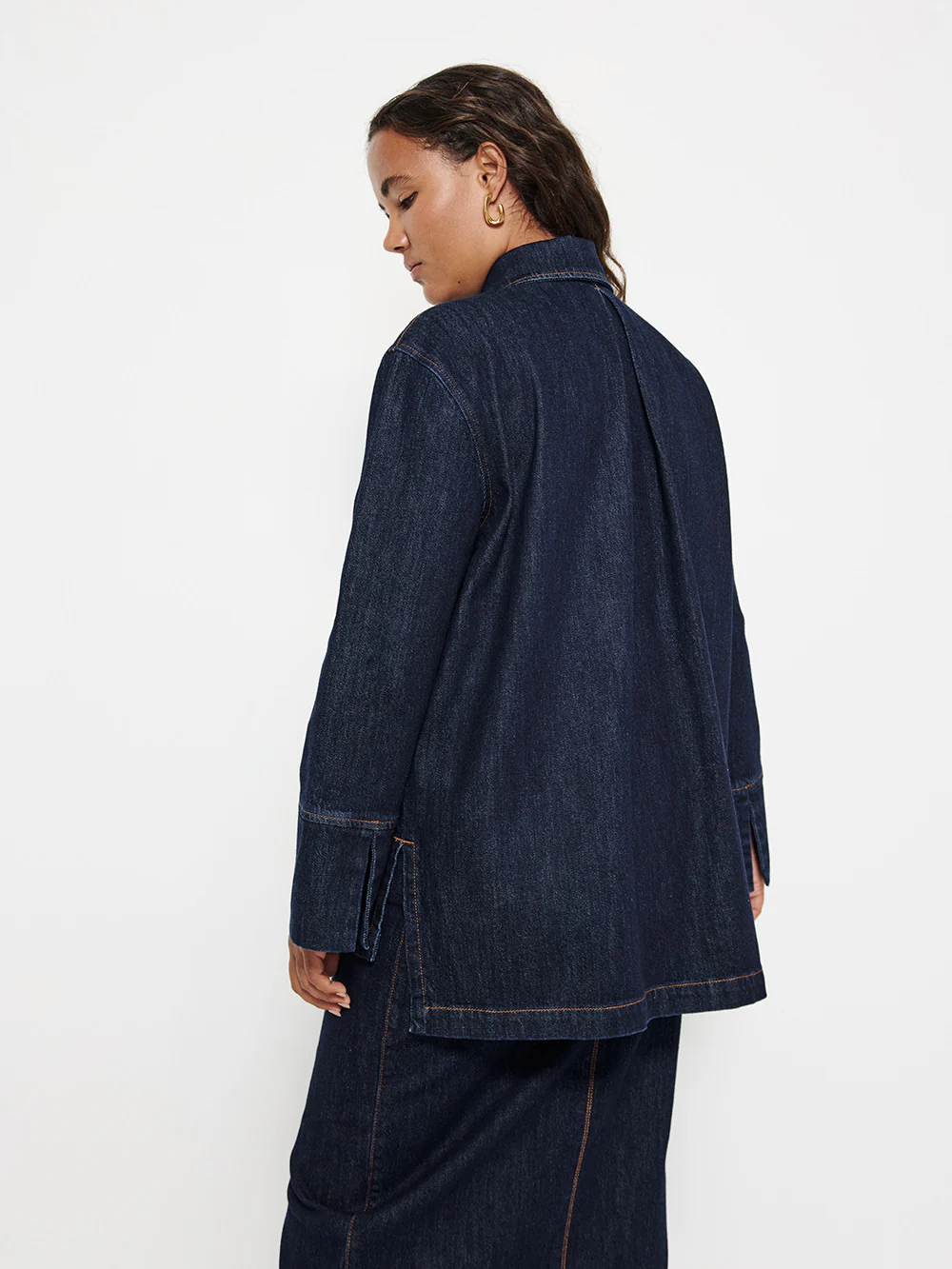 Raw Denim Shacket - Image 4