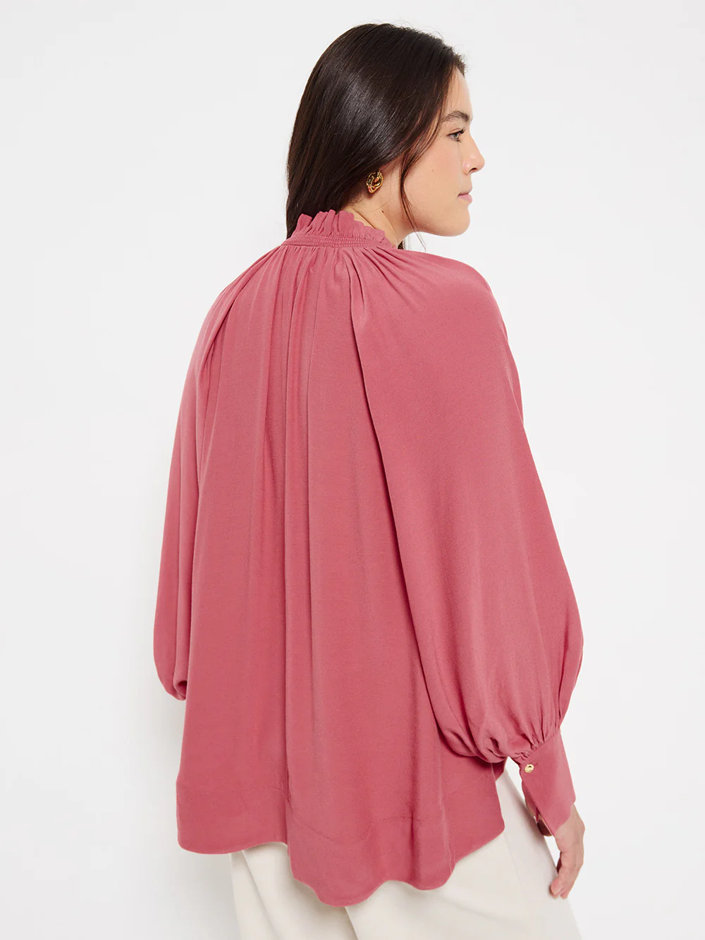 Ruffle Neck Blouse - Image 2