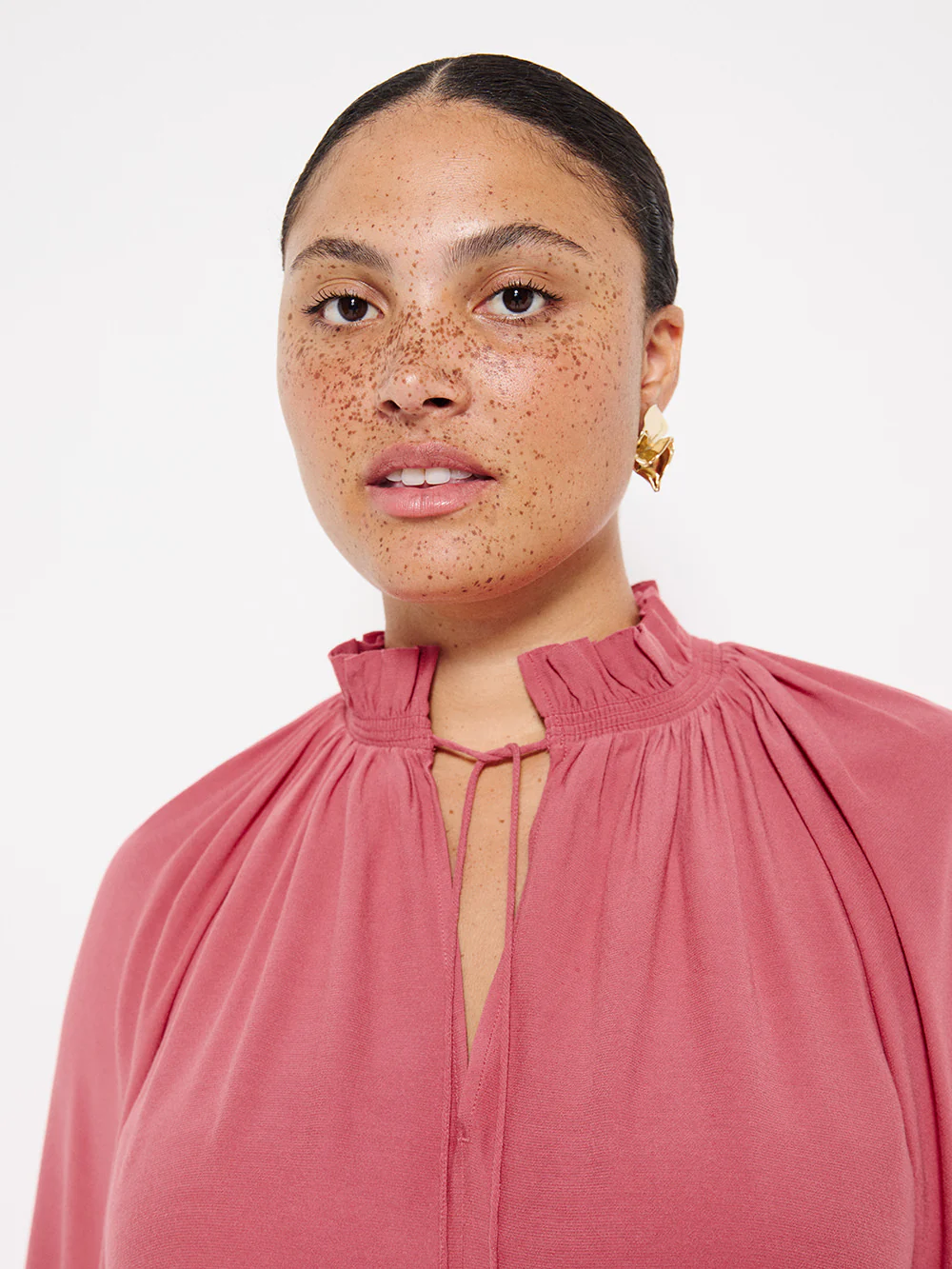 Ruffle Neck Blouse - Image 7