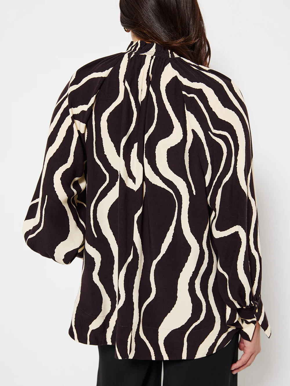Ruffle Neck Blouse - Image 3