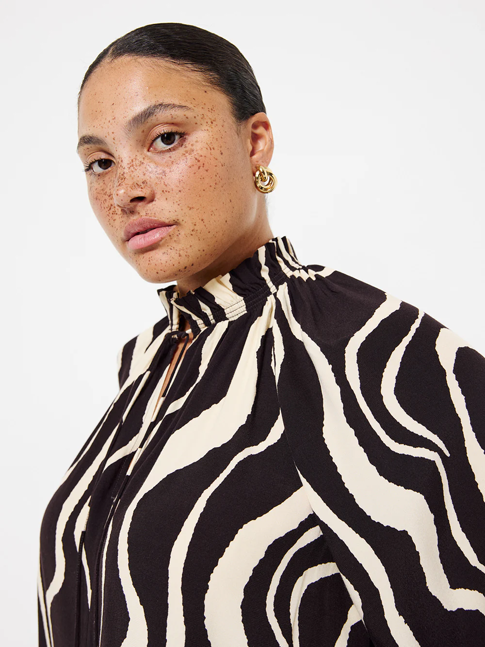 Ruffle Neck Blouse - Image 6