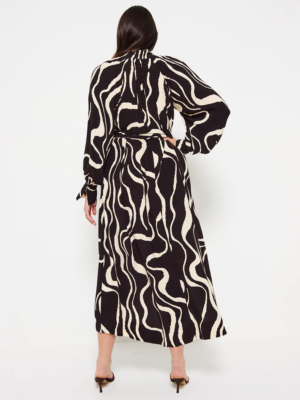 Ruffle Neck Dress - Image 3