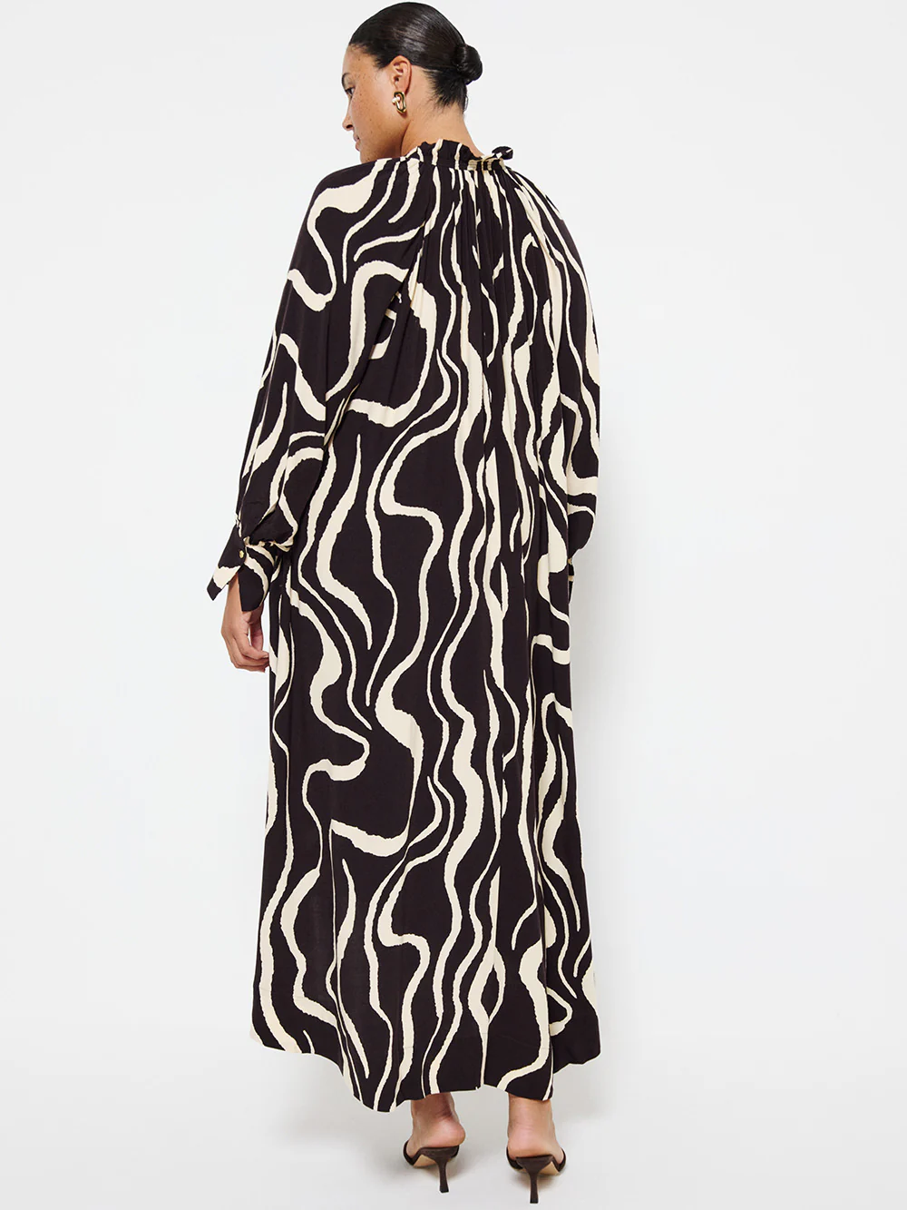 Ruffle Neck Dress - Image 7