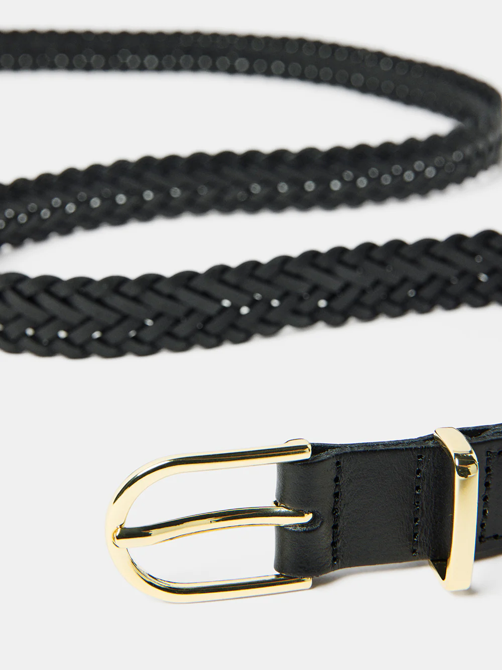 Sadie Braided Leather Belt - Image 3
