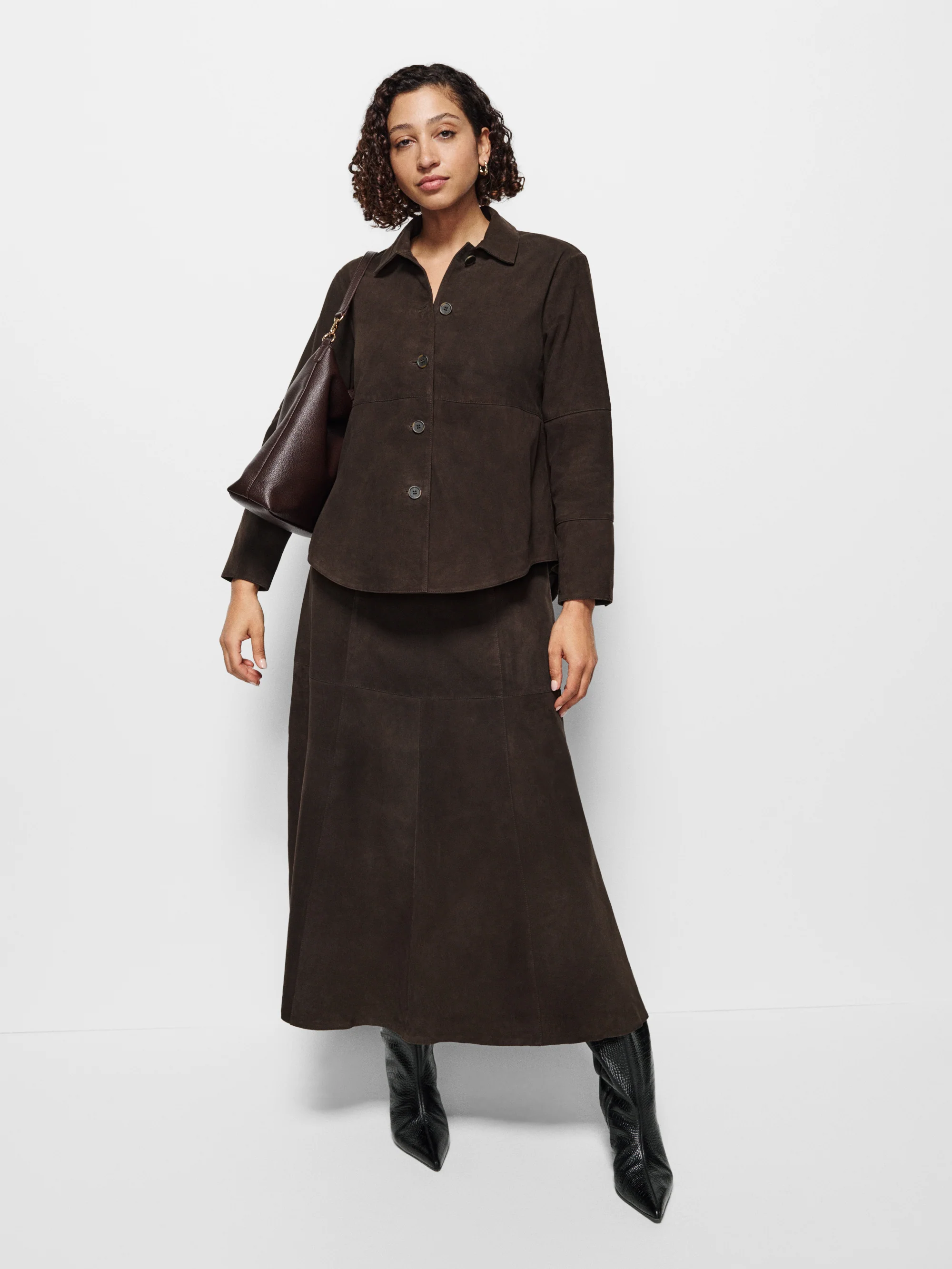 Sally Suede Shacket - Image 2