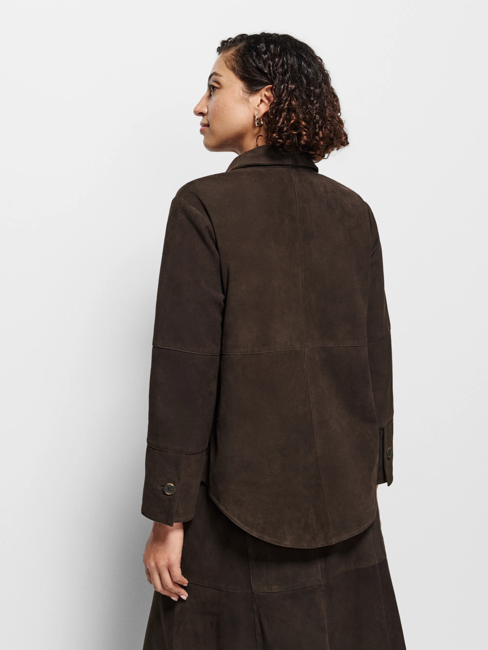 Sally Suede Shacket - Image 4