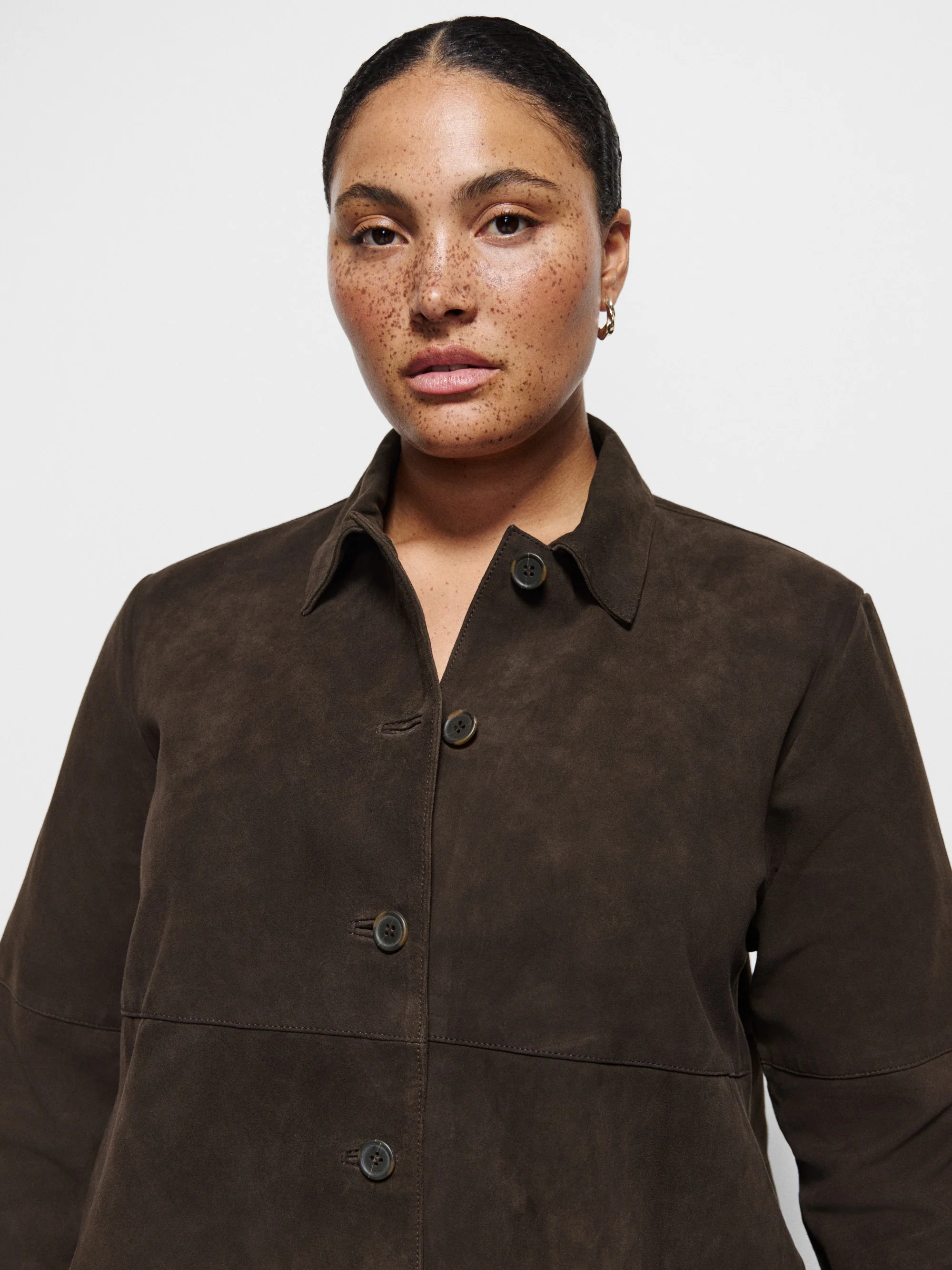 Sally Suede Shacket - Image 7