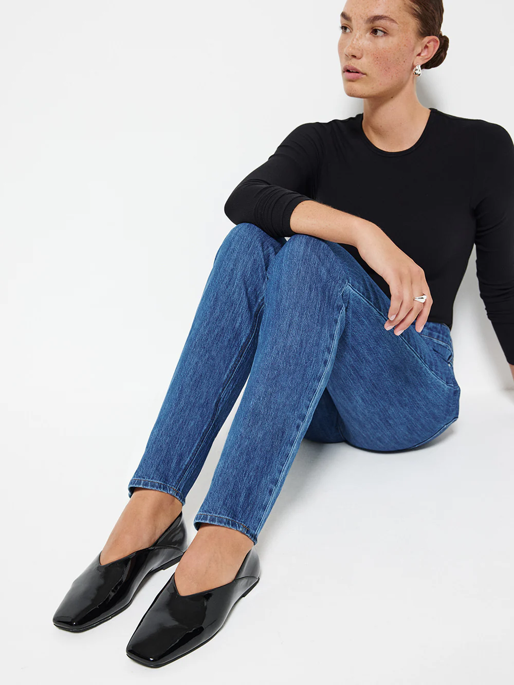 Sana Leather Flat - Image 6