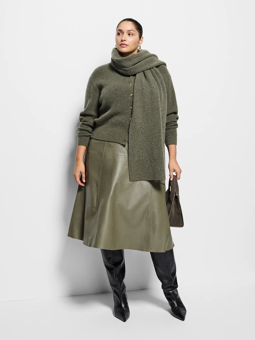 Saskia Leather Skirt - Image 5