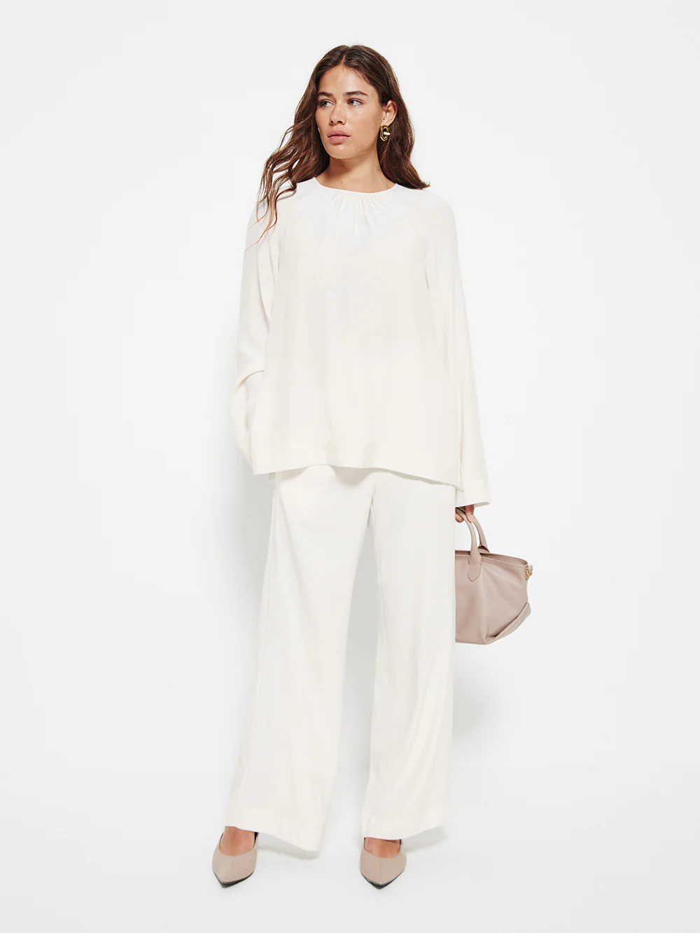 Draped Pull On Pant