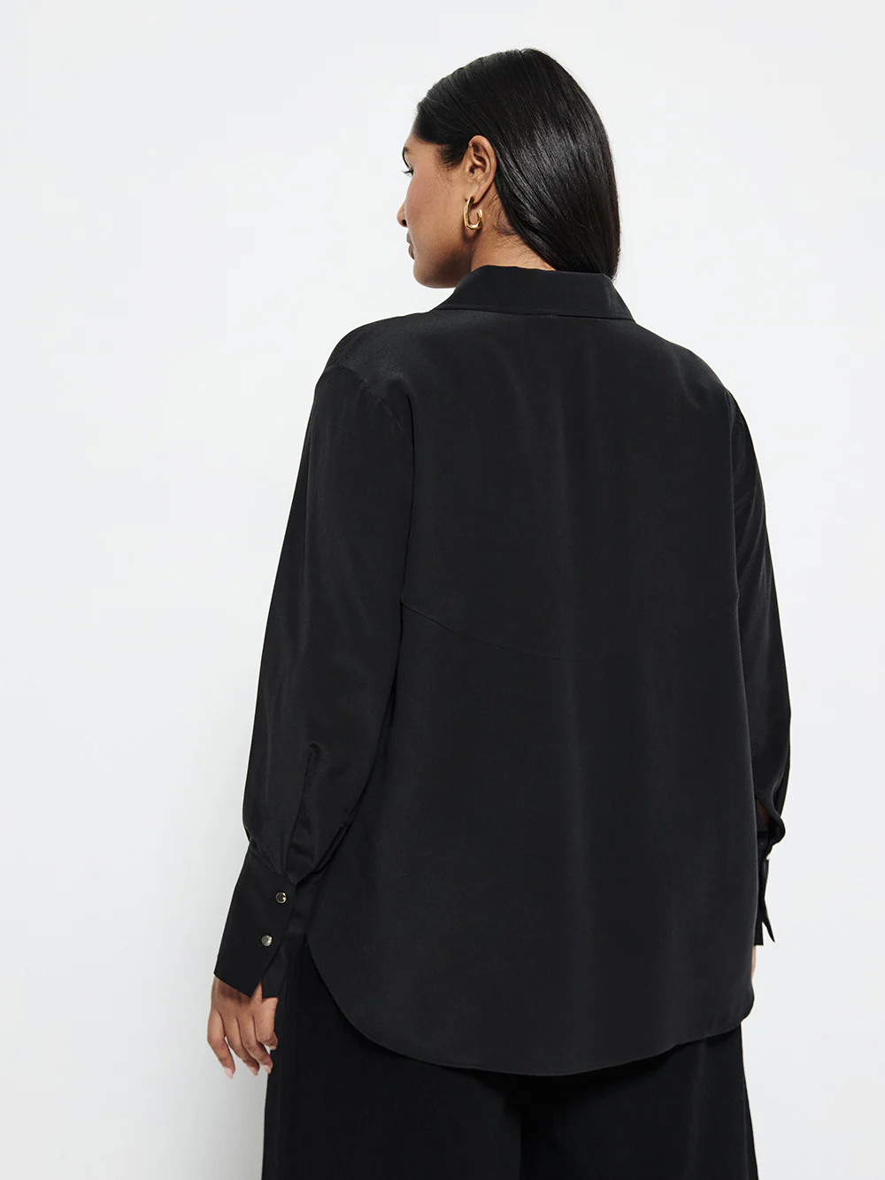 Shirt Tail Silk Shirt - Image 7