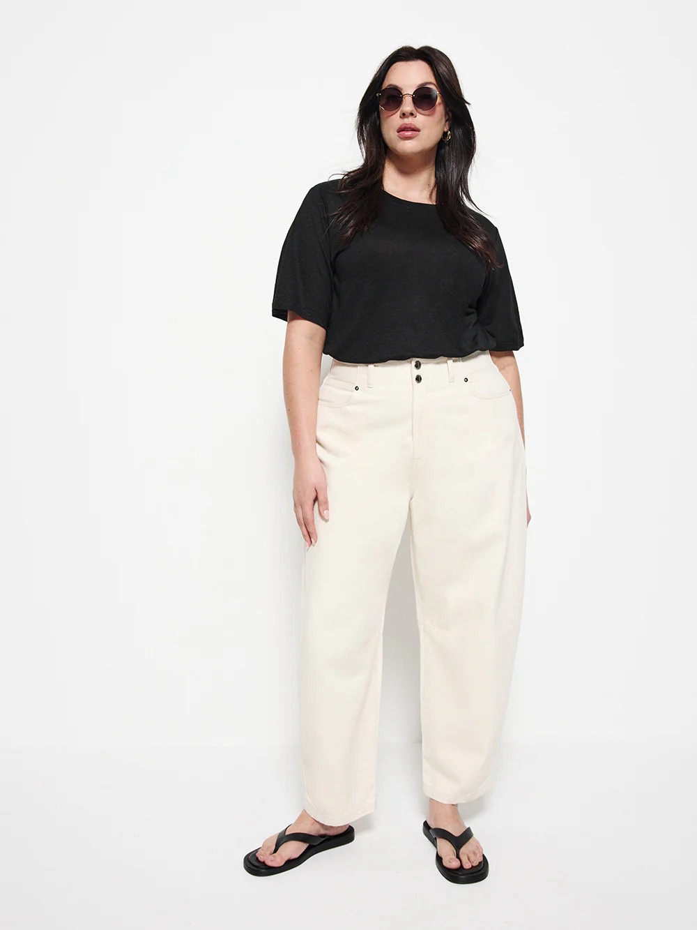 Short Sleeve Linen Tee - Image 12