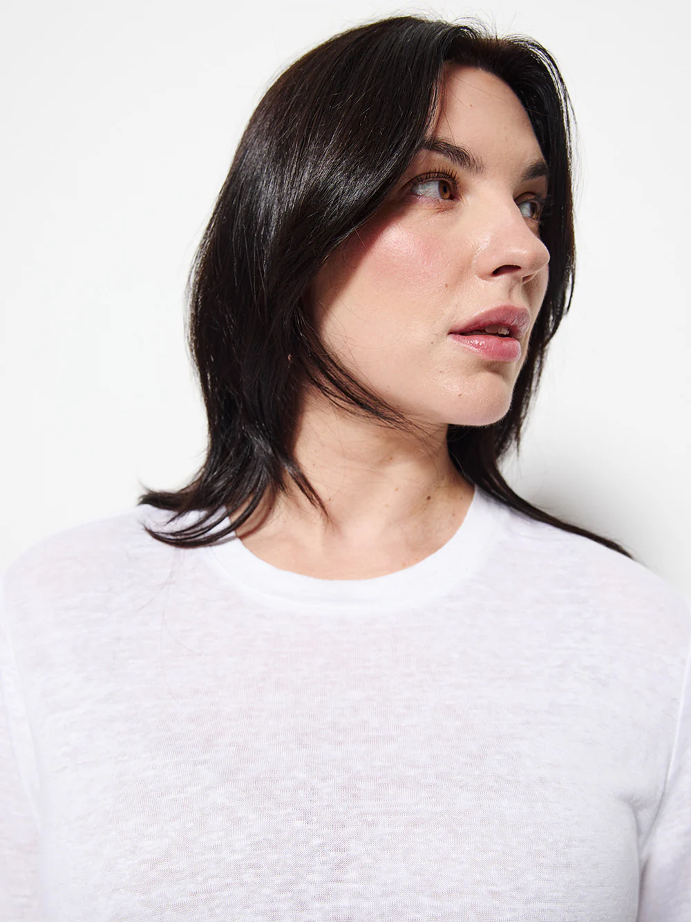 Short Sleeve Linen Tee - Image 10