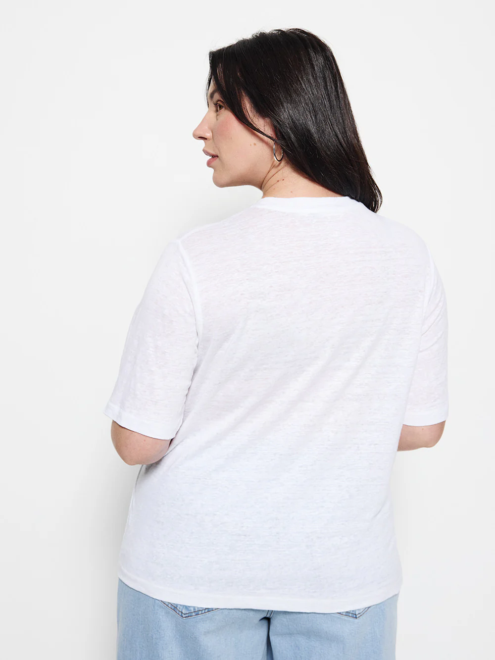 Short Sleeve Linen Tee - Image 13