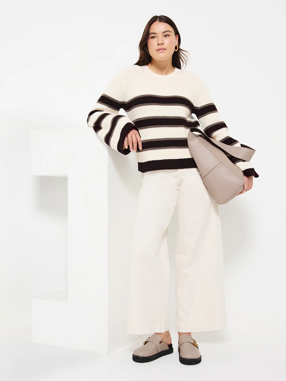 Stripe Knit Pullover - Image 3