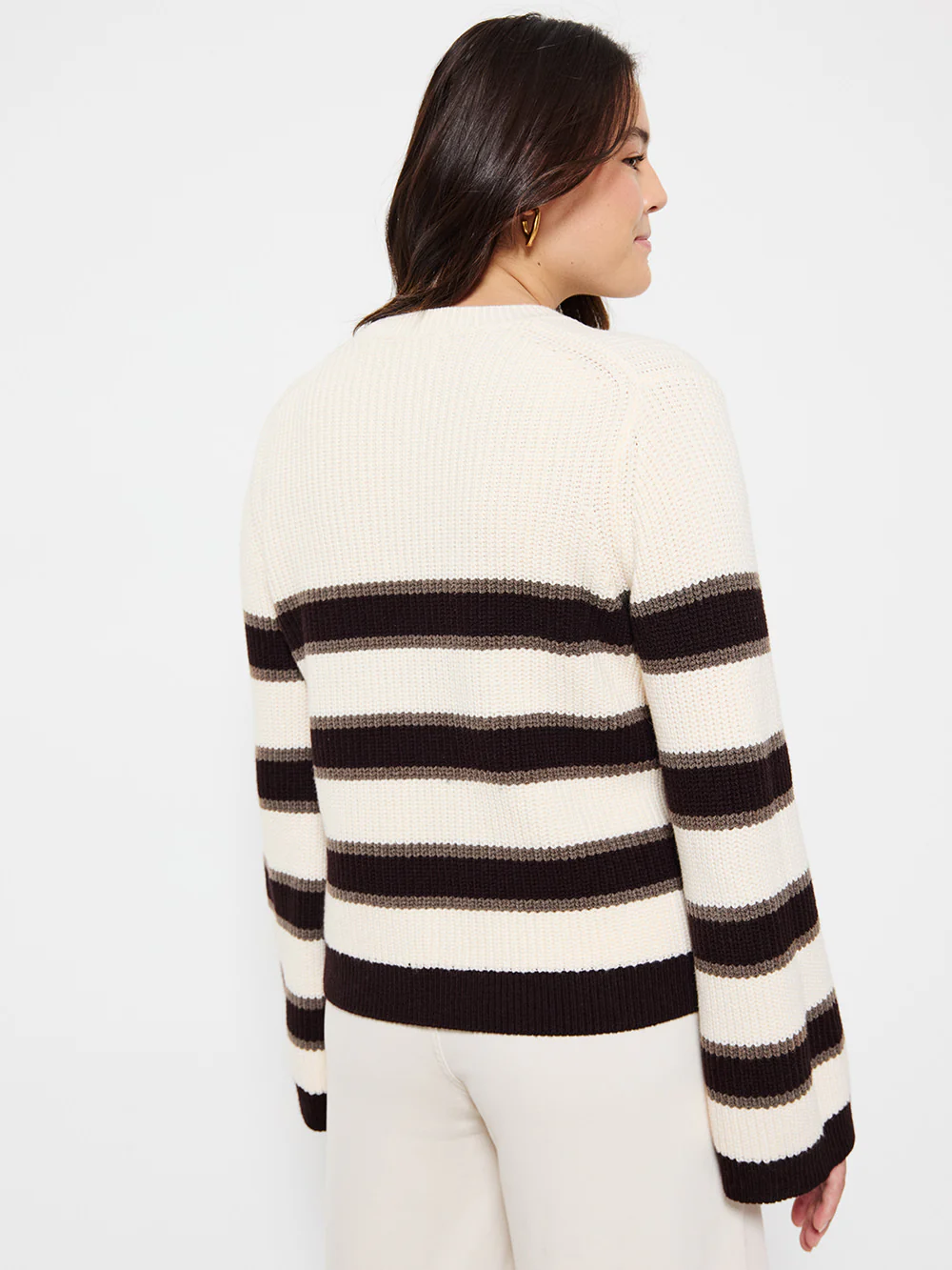 Stripe Knit Pullover - Image 4