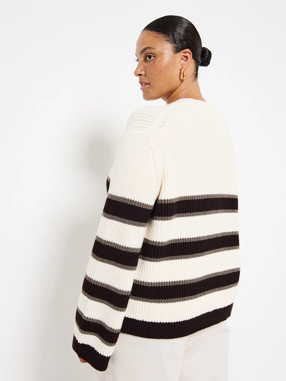 Stripe Knit Pullover - Image 7