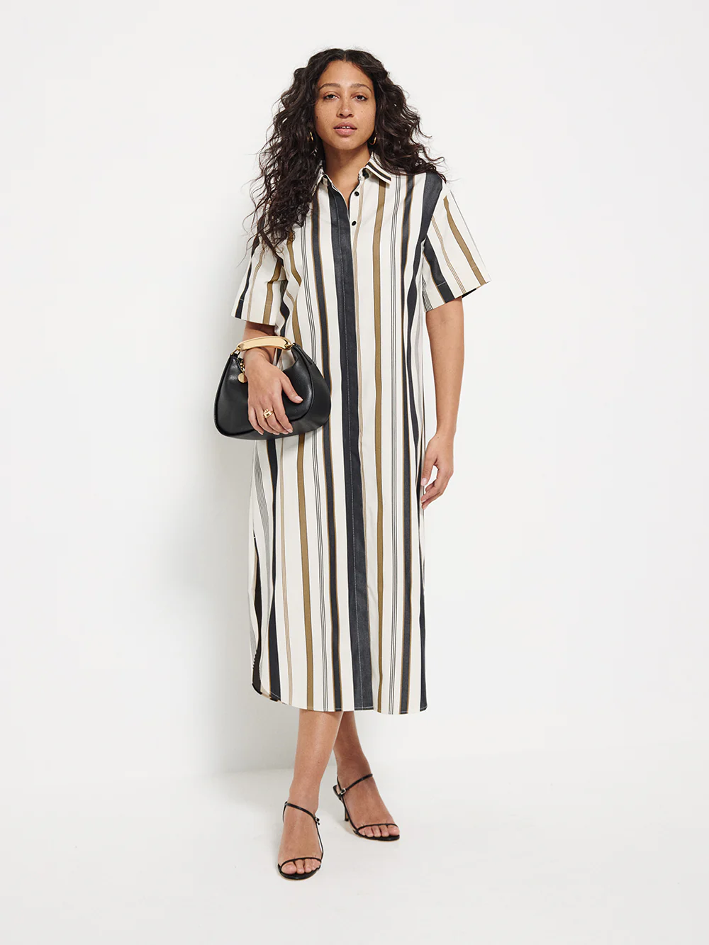 Stripe Shirt Dress