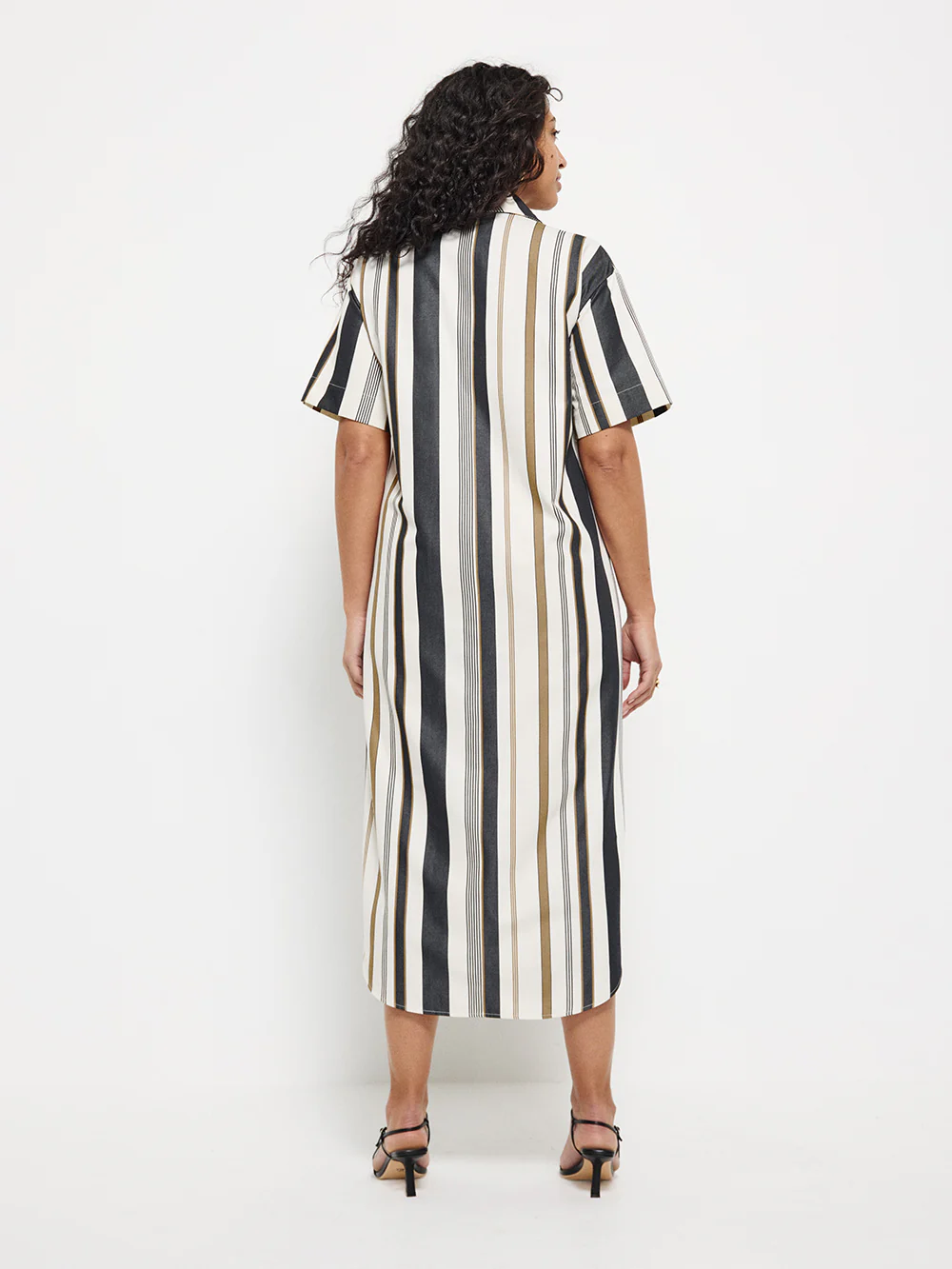Stripe Shirt Dress - Image 3