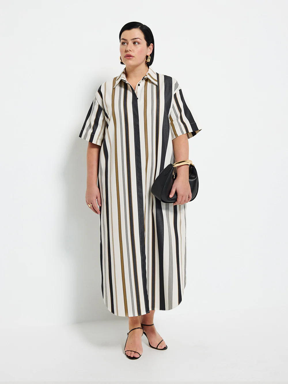 Stripe Shirt Dress - Image 5