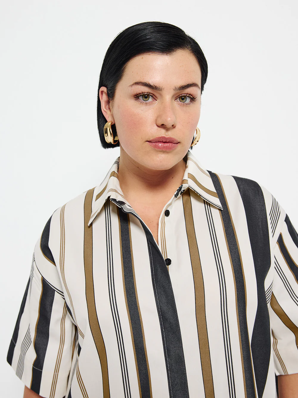 Stripe Shirt Dress - Image 6