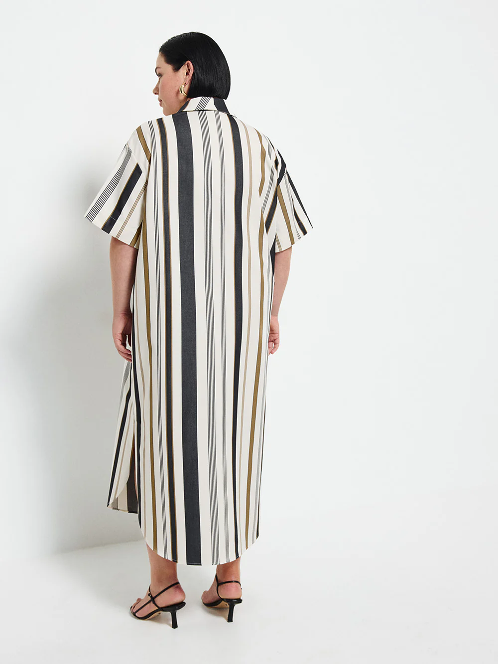 Stripe Shirt Dress - Image 7