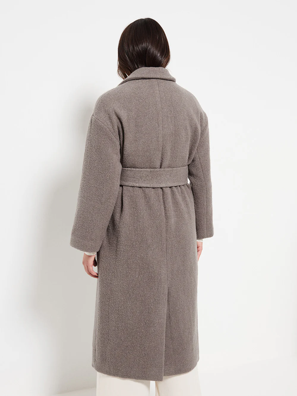 Textured Wrap Coat - Image 3