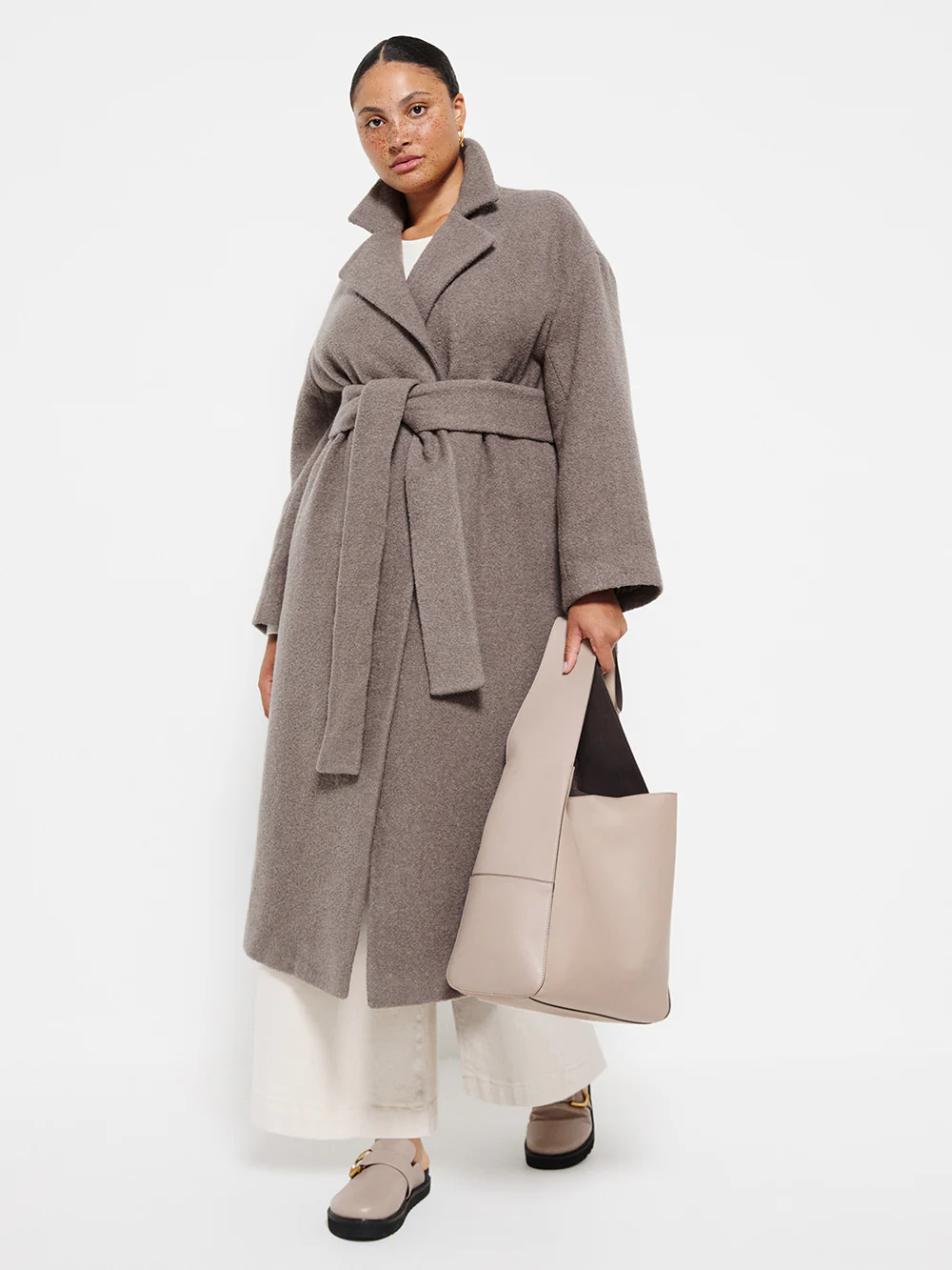 Textured Wrap Coat - Image 8