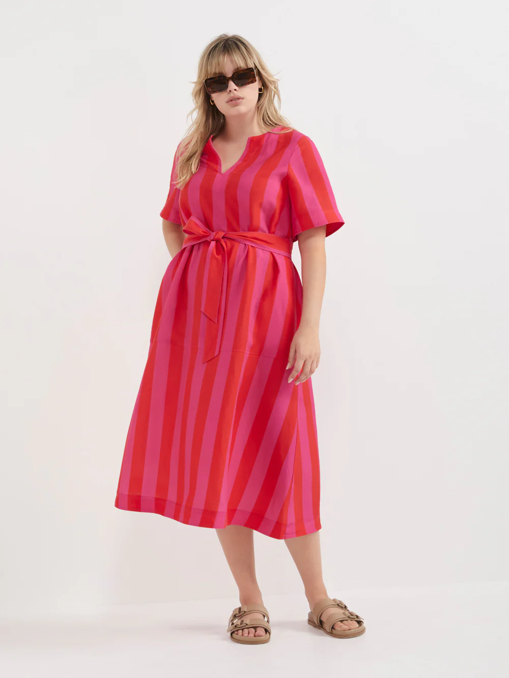 The A-Line Stripe Dress