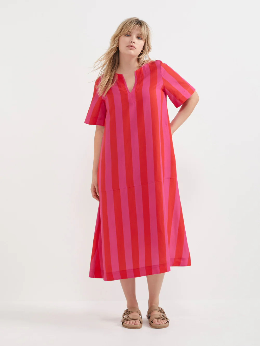The A-Line Stripe Dress - Image 2