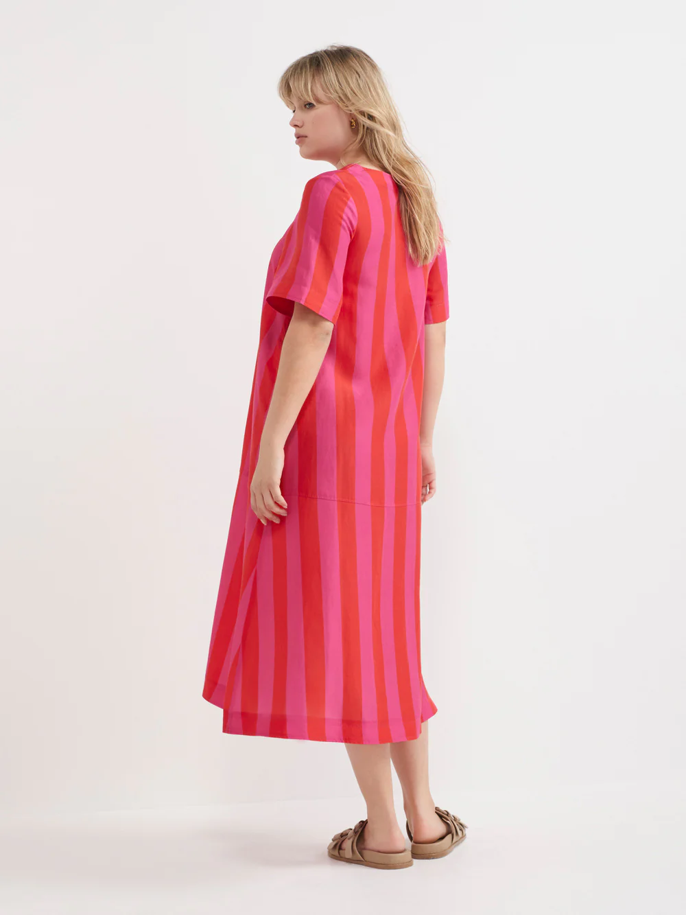 The A-Line Stripe Dress - Image 4