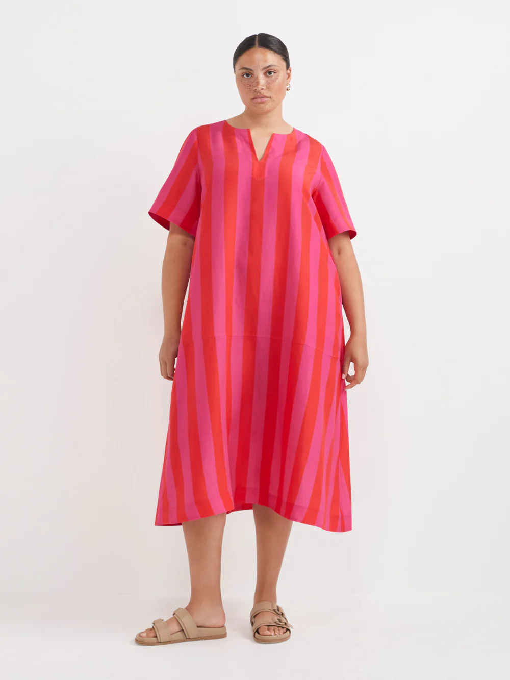 The A-Line Stripe Dress - Image 6