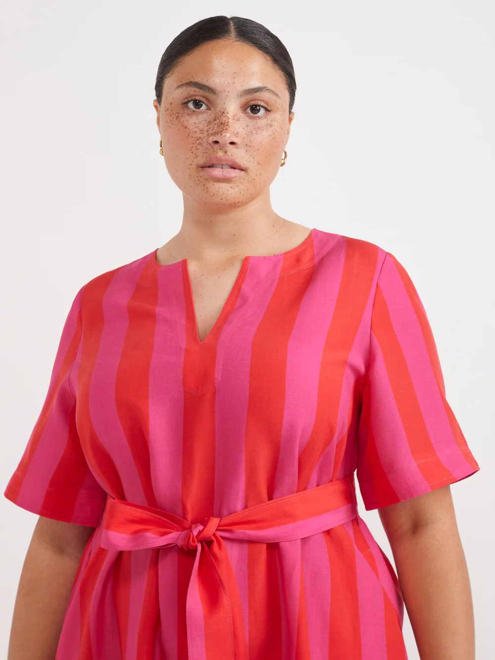 The A-Line Stripe Dress - Image 7