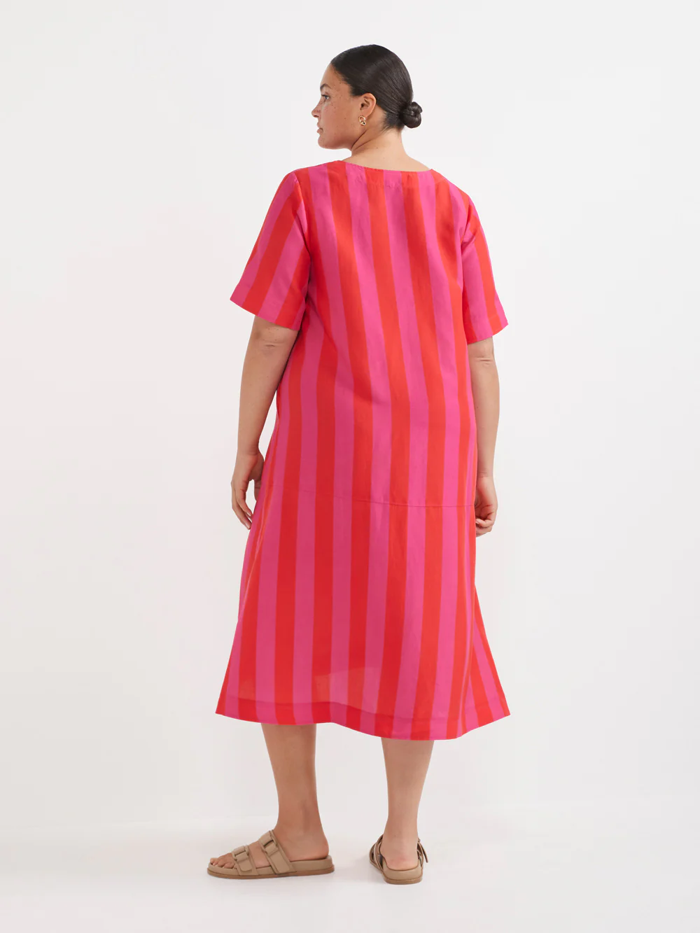 The A-Line Stripe Dress - Image 9