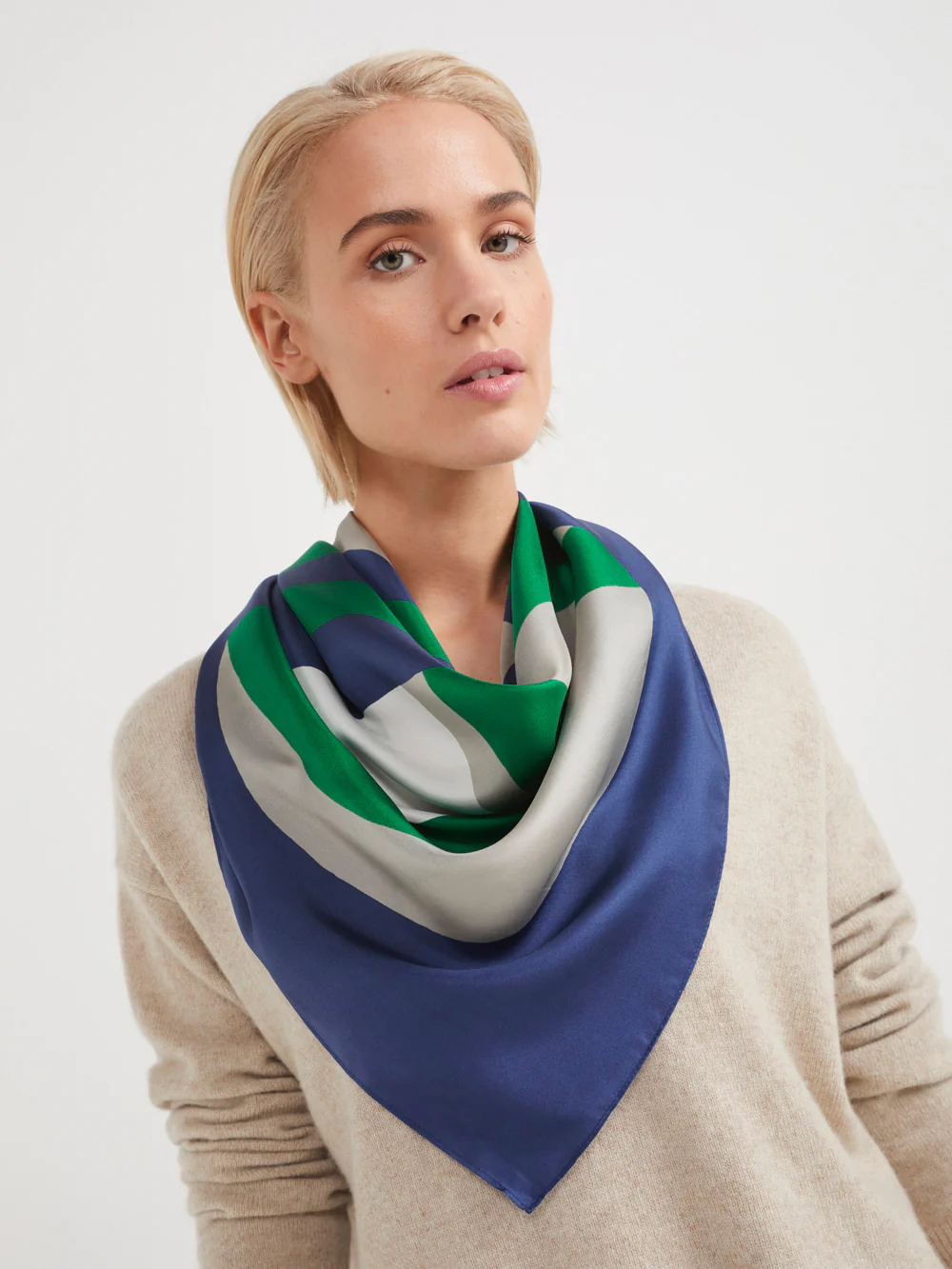 The Abstract Print Scarf - Image 2
